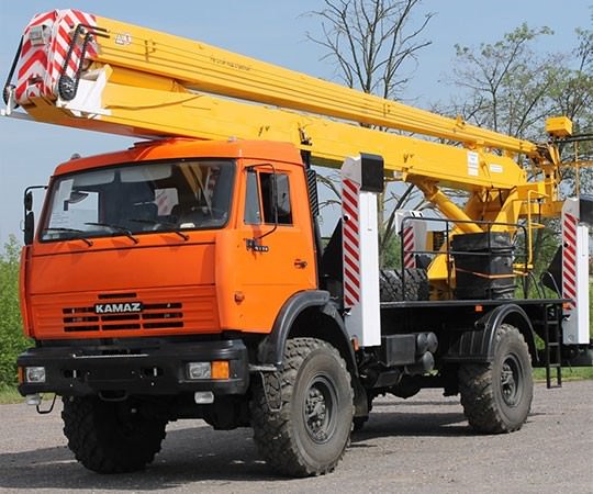 Аренда автовышки в Тобольске и  Тюменской области